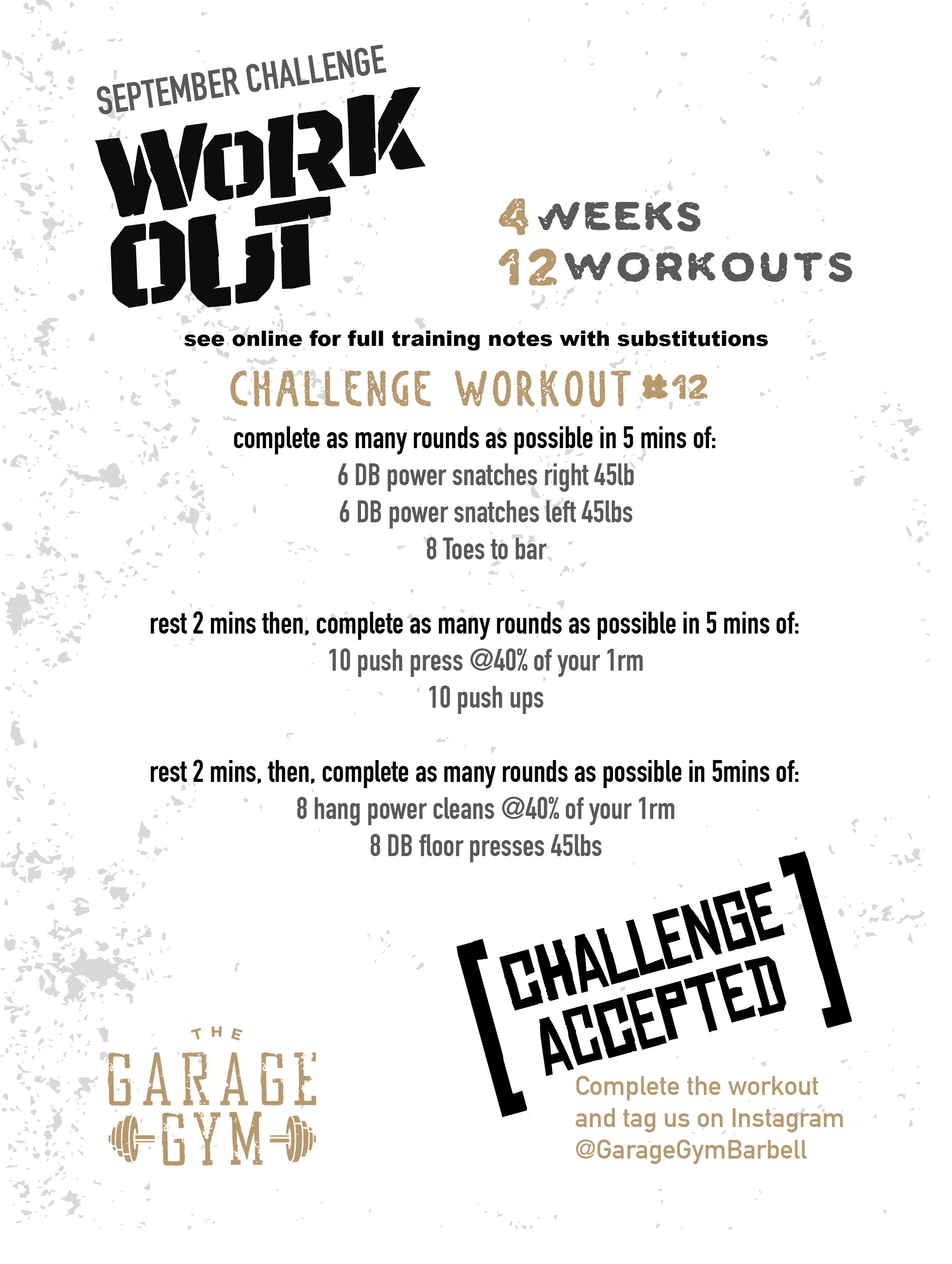 9-27-19 FINAL CHALLENGE WORKOUT #12